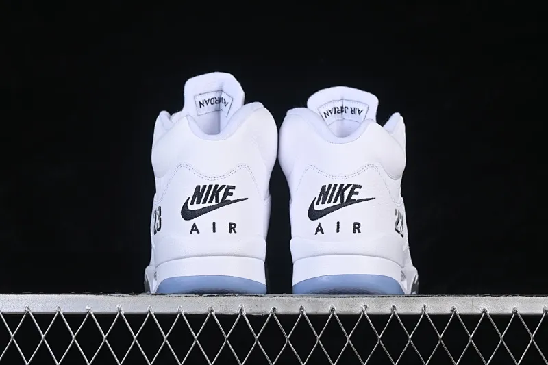 All categories Air Jordan Jordan series basketball shoes Air Jordan 5 Air Jordan 5 Retro "White Metallic" AJ5 Joe 5 Silver HQ7978-103